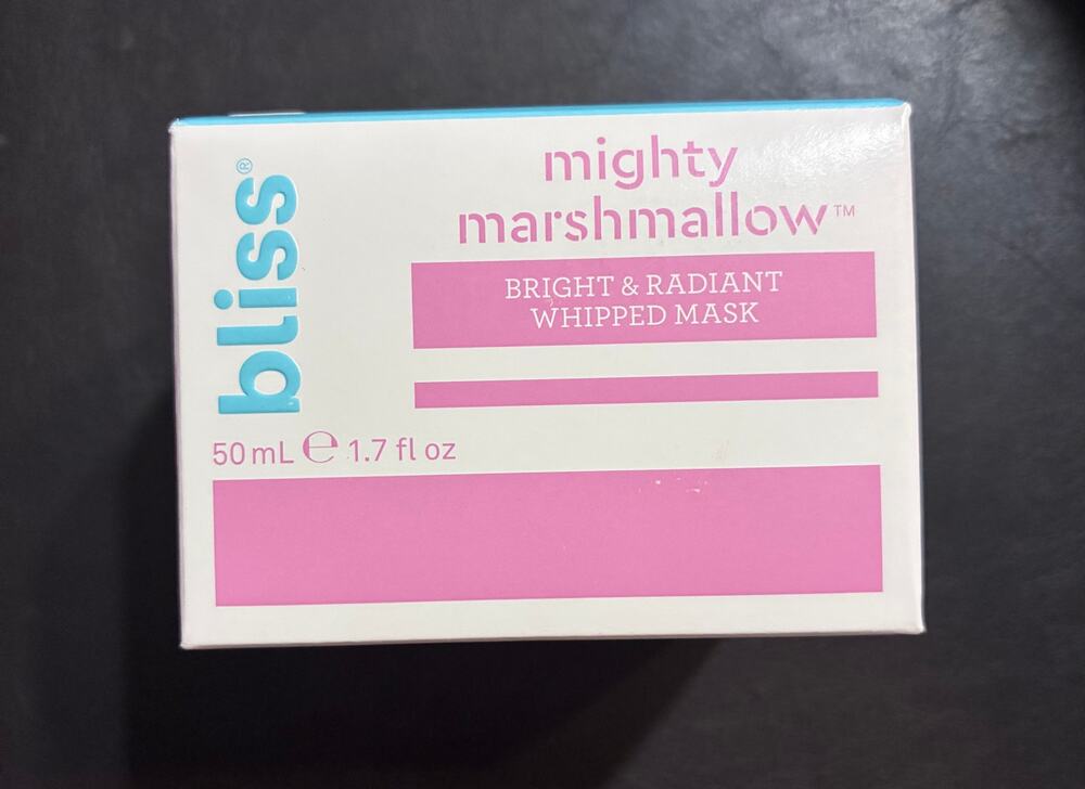 Bliss Mighty Marshmallow Brightening Whipped Face Mask Vitamin C 1.7 oz